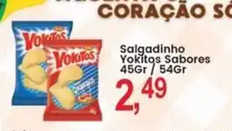 Federzoni Supermercados Salgadinho Yokitos Sabores oferta
