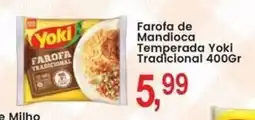 Federzoni Supermercados Farofa de Mandioca Temperada Yoki Tradicional oferta
