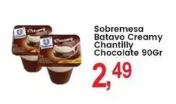 Federzoni Supermercados Sobremesa Batavo Creamy Chantilly Chocolate oferta
