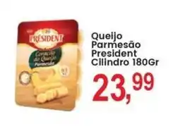 Federzoni Supermercados Queijo Parmesão President Cilindro oferta