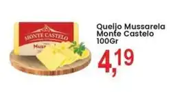 Federzoni Supermercados Queijo Mussarela Monte Castelo oferta