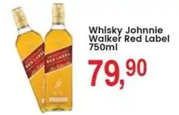 Federzoni Supermercados Whisky Johnnie Walker Red Label oferta