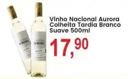 Federzoni Supermercados Vinho Nacional Aurora Colheita Tardia Branco Suave oferta