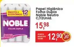 Federzoni Supermercados Papel Higiênico Folha Dupla Noble Neutro oferta