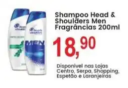 Shampoo Head & Shoulders Men Fragrâncias