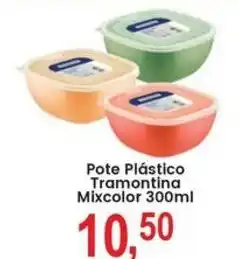 Federzoni Supermercados Pote Plástico Tramontina Mixcolor oferta
