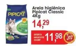 Federzoni Supermercados Areia higiênica Pipicat Classic oferta