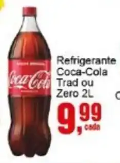 Negreiros Refrigerante Coca-Cola Trad ou Zero oferta