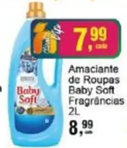 Negreiros Amaciante de Roupas Baby Soft Fragrâncias oferta
