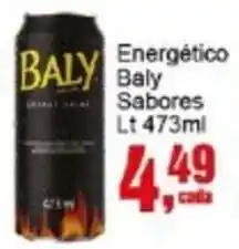 Negreiros Energético Baly Sabores oferta