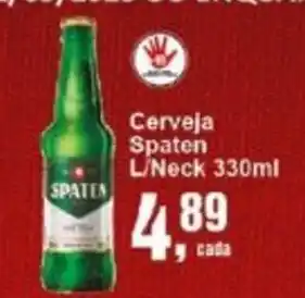 Negreiros Cerveja Spaten L/Neck oferta
