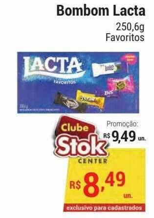 Stok Center Bombom Lacta Favoritos oferta
