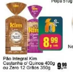 Negreiros Pão Integral Kim Castanha oferta