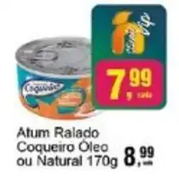 Negreiros Atum Ralado Coqueiro Óleo ou Natural oferta