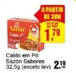 Negreiros Caldo em Pó Sazón Sabores oferta