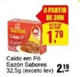 Negreiros Caldo em Pó Sazón Sabores oferta