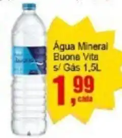 Negreiros Água Mineral Buona Vita s Gás oferta