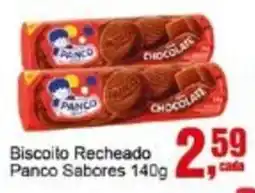 Negreiros Biscoito Recheado Panco Sabores oferta