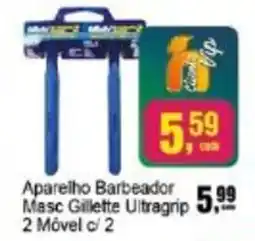 Aparelho Barbeador Masc Gillette Ultragrip 2 Móvel