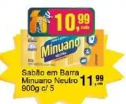 Negreiros Sabão em Barra Minuano Neutro oferta