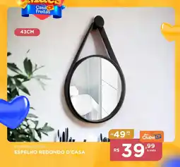 Casa Freitas Espelho redondo d'casa oferta