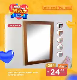 Casa Freitas Espelho emoldurado nwd euroquadros oferta
