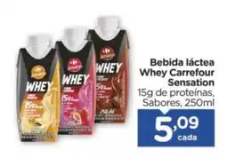 Carrefour Bebida láctea Whey Carrefour Sensation oferta