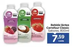 Carrefour Bebida láctea Carrefour Classic Sabores, oferta