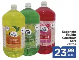 Carrefour Sabonete líquido Carrefour Soft oferta