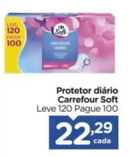 Carrefour Protetor diário Carrefour Soft oferta