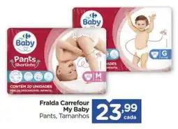 Carrefour Fralda Carrefour My Baby Pants, Tamanhos oferta