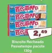 Rede Supermarket Biscoito Recheado Passatempo pacote 130g oferta