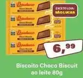 Rede Supermarket Biscoito Choco Biscuit ao leite 80g oferta