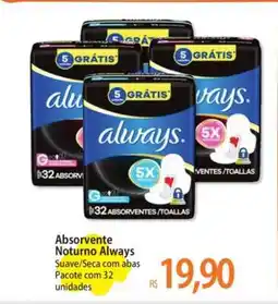 Atacadão Absorvente Noturno Always oferta