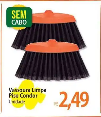 Atacadão Vassoura Limpa Piso Condor oferta