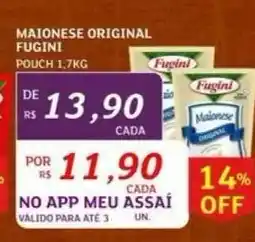 Assaí Atacadista Maionese Original Fugini oferta