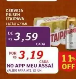Assaí Atacadista Cerveja Pilsen Itaipava oferta