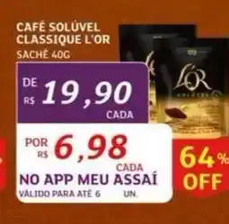 Assaí Atacadista Café Solúvel Classique L'OR oferta