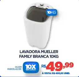 DB Supermercados Lavadora mueller family branca oferta