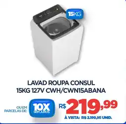 DB Supermercados Lavad roupa consul 127v cwh/cwn15abana oferta