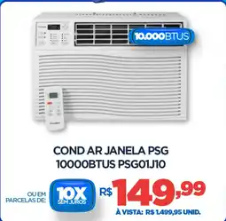 DB Supermercados Cond ar janela psg 10000BTUS PSG01J10 oferta
