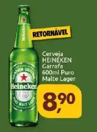 Supermercados Nori Cerveja HEINEKEN Garrafa Puro Malte Lager oferta