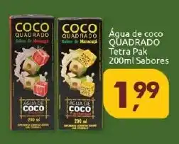 Supermercados Nori Água de coco QUADRADO Tetra Pak Sabores oferta