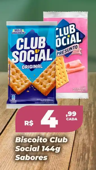 Rede Super Compras Biscoito Club Social Sabores oferta