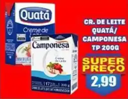 Supermercado Pag Poko Cr. de leite quatá/ camponesa tp oferta