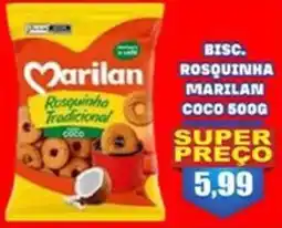 Bisc. rosquinha marilan coco