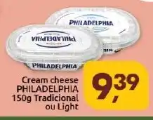 Cream cheese PHILADELPHIA Tradicional ou Light
