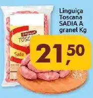 Supermercados Nori Linguiça Toscana SADIA A granel oferta