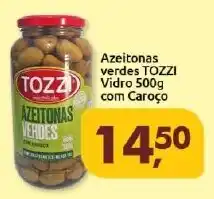Supermercados Nori Azeitonas verdes TOZZI Vidro com Caroço oferta