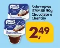 Supermercados Nori Sobremesa ITAMBÉ Chocolate e Chantily oferta